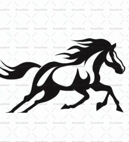 Galoppierendes Pferd